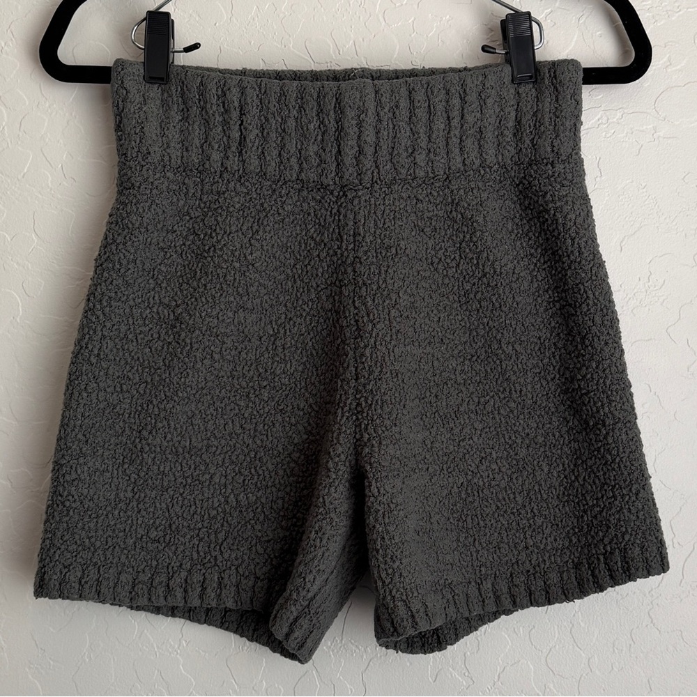 Skims Women's Cozy Knit Pull On Shorts Olive Small/Medium
